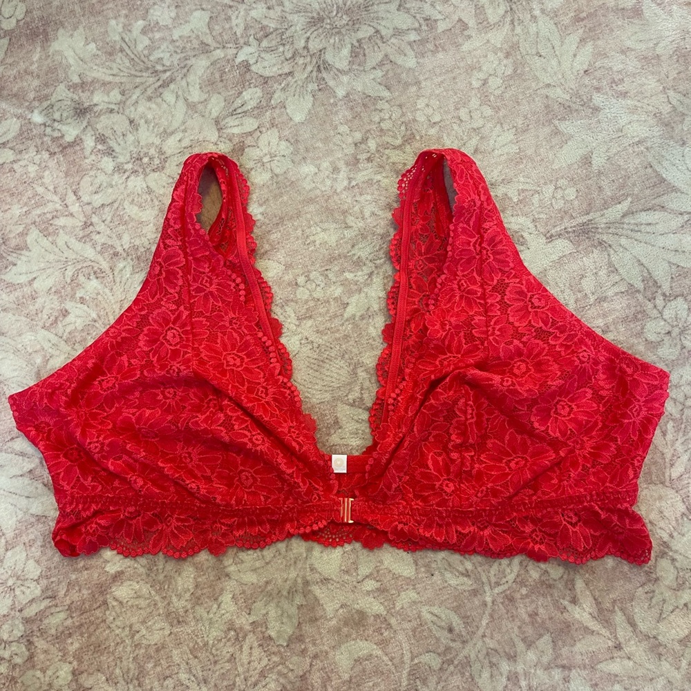 Old Navy Red Lace Bralette